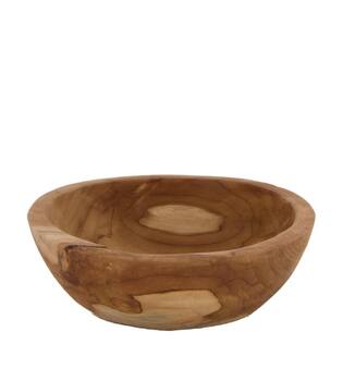 Bowl teak wood 19x19x6cm - Natural