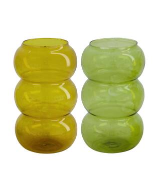 Vase glass Ø8.5x14cm C/2