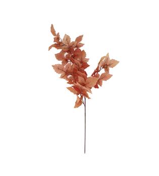 Branch with leaves artificial 100x40x5cm - Orange