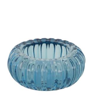 Tealight holder glass 8.3x8.3x3.5cm