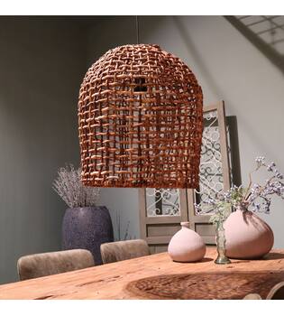 Ceiling light round banana leaves nature 46x46x56cm