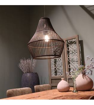 Ceiling light bamboo 46x46x50cm
