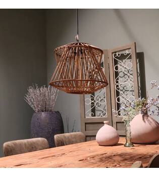 Ceiling light bamboo 38x38x32cm