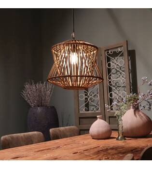 Ceiling light bamboo 38x38x32cm