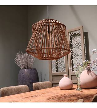 Ceiling light bamboo 46x46x40cm