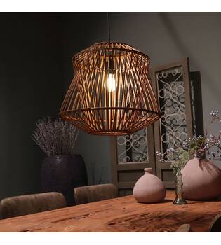 Ceiling light bamboo 46x46x40cm