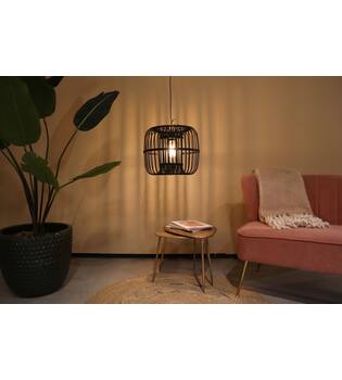Ceiling light round bamboo 38x38x32cm
