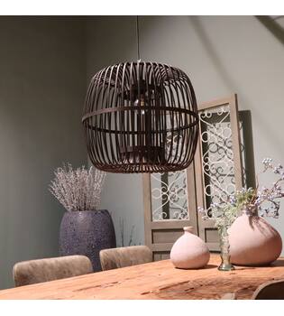 Ceiling light bamboo 46x46x40cm