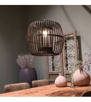 Ceiling light bamboo 46x46x40cm