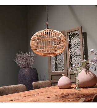 Ceiling light bamboo 38x38x27cm