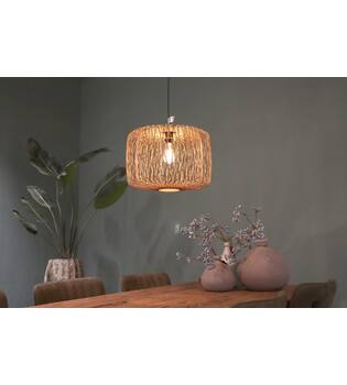 Ceiling light bamboo 46x46x34cm - Natural