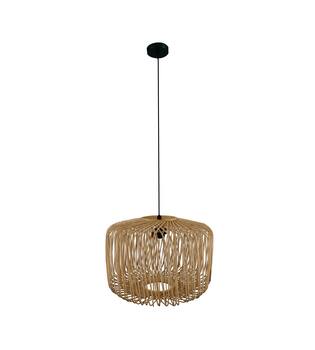 Ceiling light bamboo 46x46x34cm - Natural