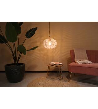 Ceiling light rattan 38x38x25cm