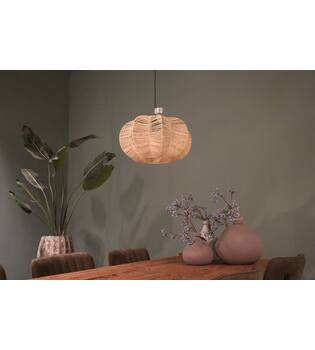 Ceiling light rattan 45x45x25cm