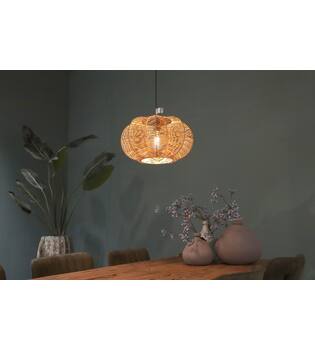Ceiling light rattan 45x45x25cm