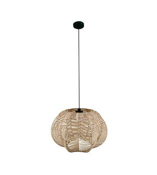 Ceiling light rattan 45x45x25cm