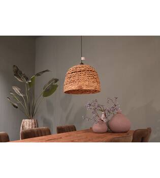 Ceiling light waterhyacinth 46x46x30cm - Natural