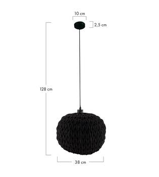 Ceiling light cotton 38x38x28cm