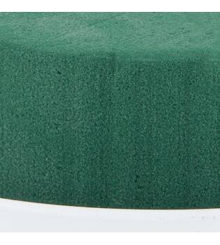 Floral foam round on plate foam 10x10x10cm - Natural