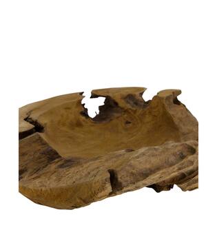 Bowl coffee teak wood 50x45x10cm - Natural