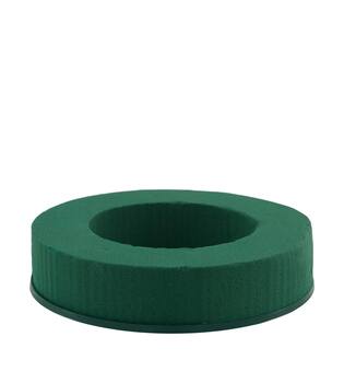 Floral foam ring packed foam 20x20x4.5cm - Natural
