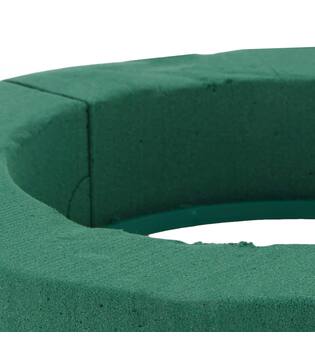 Floral foam ring packed foam 25x25x5cm - Natural