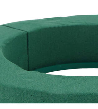 Floral foam ring packed foam 30x30x4cm - Natural