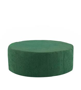 Floral foam round packed foam 22x22x7cm - Natural