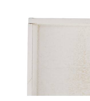 Tray fir wood 42x14x3cm - White