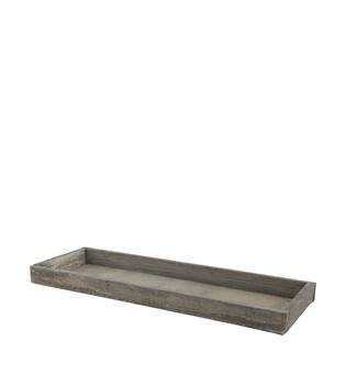 Tray rectangular fir wood 42x14x3cm - Natural