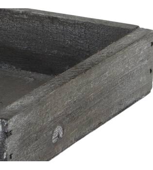 Tray square fir wood 14x14x3cm