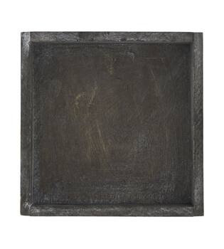 Tray square fir wood 14x14x3cm