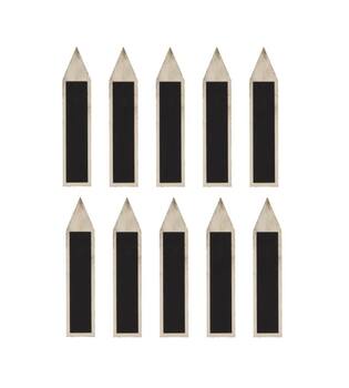 Plant marker blackboard plywood 4x0.4x18cm 10pc FSC 100%