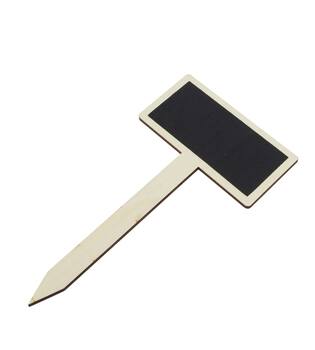 Plant marker blackboard plywood 12x0.5x22cm 5pc FSC 100%