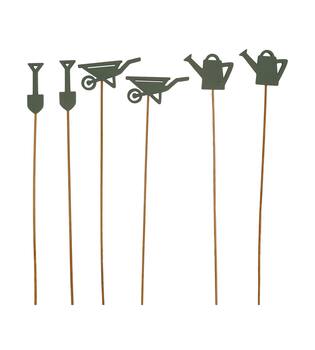 Watering can plywood on stick 8x0.7x48cm 6pc A/3 FSC 100%