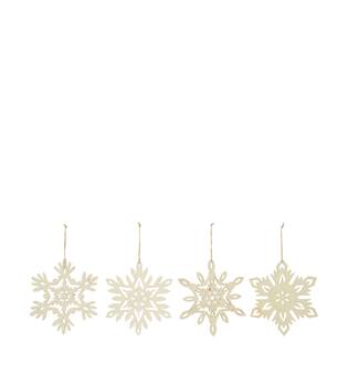 Hanger snowflake plywood 18.8x0.3x18.8cm A/4 FSC 100%