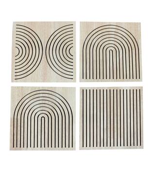Wall art mdf 28x28x1.2cm A/4 FSC 100%