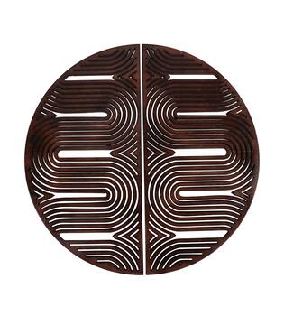 Wall art mdf 56x1.2x56cm FSC 100%