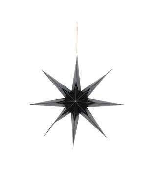 Hanger star wood print paper 60x19x60cm FSC mix 100%