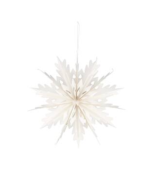 Hanger snowflake paper 40x9x40cm FSC Mix 100% - White