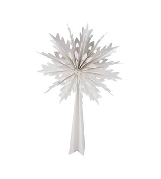 Star tree topper paper 30x7x45cm FSC mix 100% - White