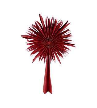 Star tree topper paper 30x7x45cm FSC mix 100% - Red