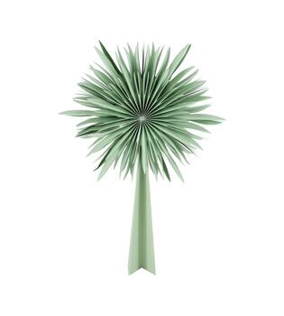 Star tree topper paper 30x7x45cm FSC mix 100% - Green