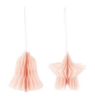 Hanger bell / star paper 12x12x12cm A/2 FSC mix 100%