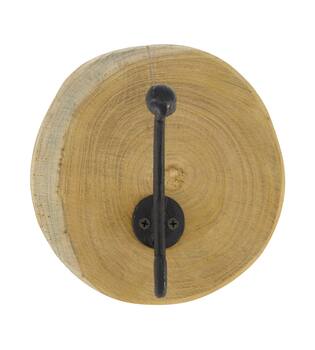 Coat rack teak wood 18x18x13cm FSC 100%
