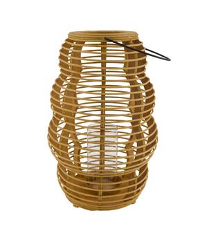 Lantern ply wood with glass 25x25x38cm FSC 100%
