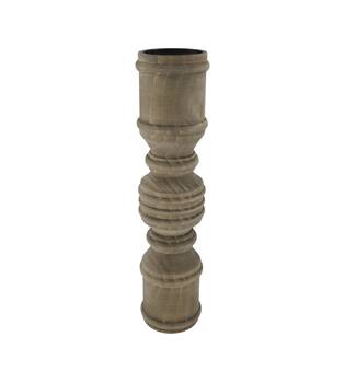Candle holder pine wood 10x10x32cm FSC 100%