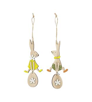 Hanger rabbit ply wood 7x0.7x15cm 2pc FSC 100%