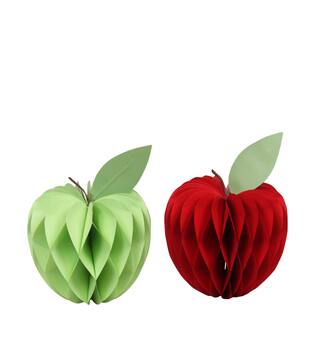 Figurine apple paper 21x21x23cm C/2 FSC Mix 100%