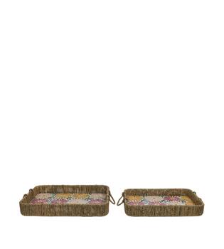 Tray rectangular mdf 45x35x7cm S/2 FSC 100%